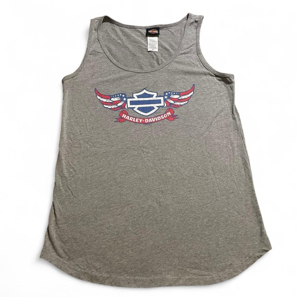 Harley-Davidson Gray Tank Top with Logo
